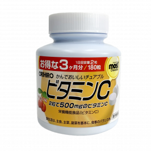 Viên nhai bổ sung Vitamin C Orihiro Most Chewable 180 viên